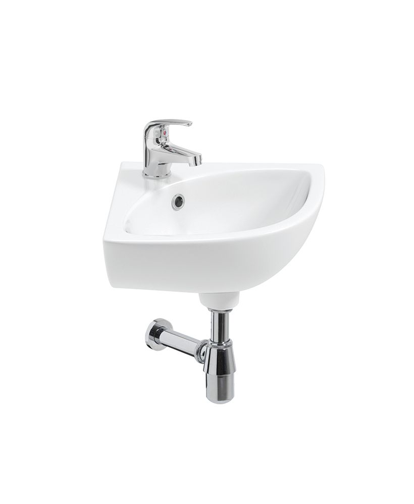 STRATA 47cm 1TH Corner Wash Basin