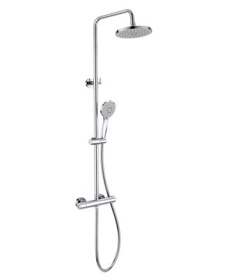 STRATA Round Thermostatic Shower Kit Chrome