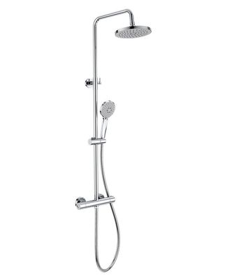 STRATA Round Thermostatic Shower Kit Chrome