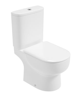 Via Open Back Closed Coupled Rimless Pan &amp; Soft Close Seat