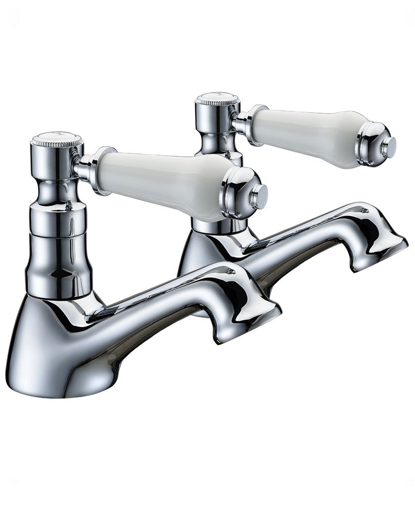 SONAS Traditional Lever Basin Taps Chrome