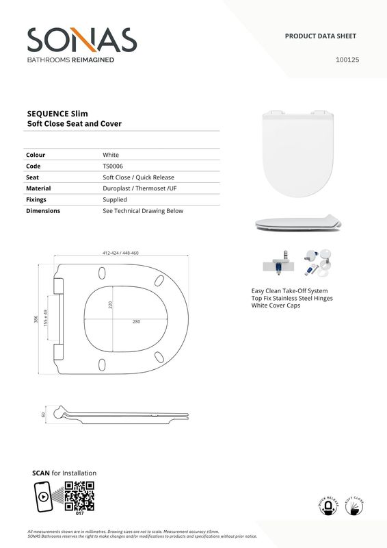 SEQUENCE Slim Soft Close Seat