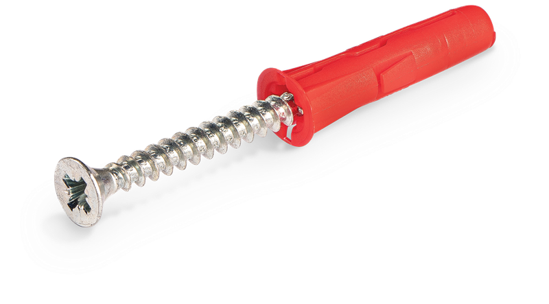 UNO UNIVERSAL PLUG WITH SCREWS [JAR OF 1000]