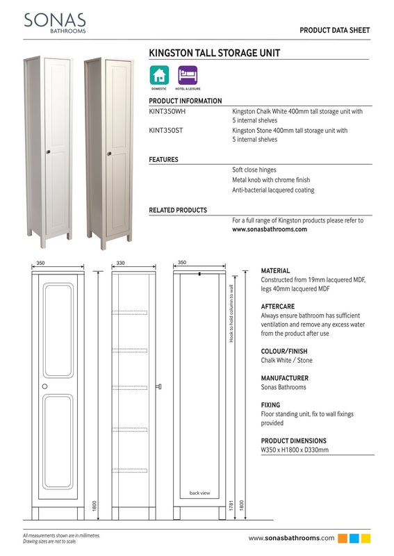 SONAS Kingston Tall Storage Unit