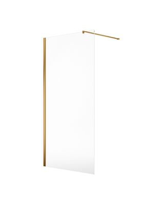 SONAS Aspect Brushed Gold Wet Room Panel 1100+