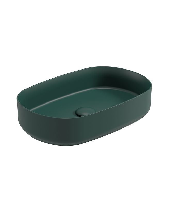 SONAS Avanti Oval Countertop Basin Forest Green