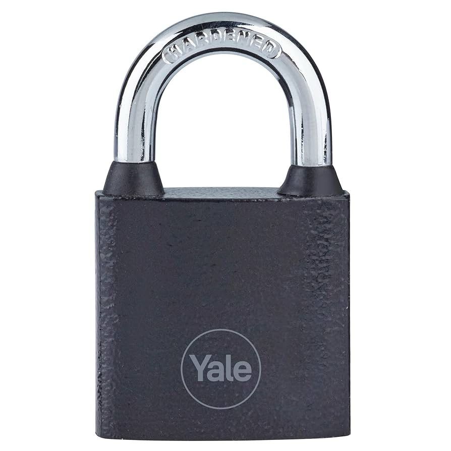 Yale Iron Padlock Black