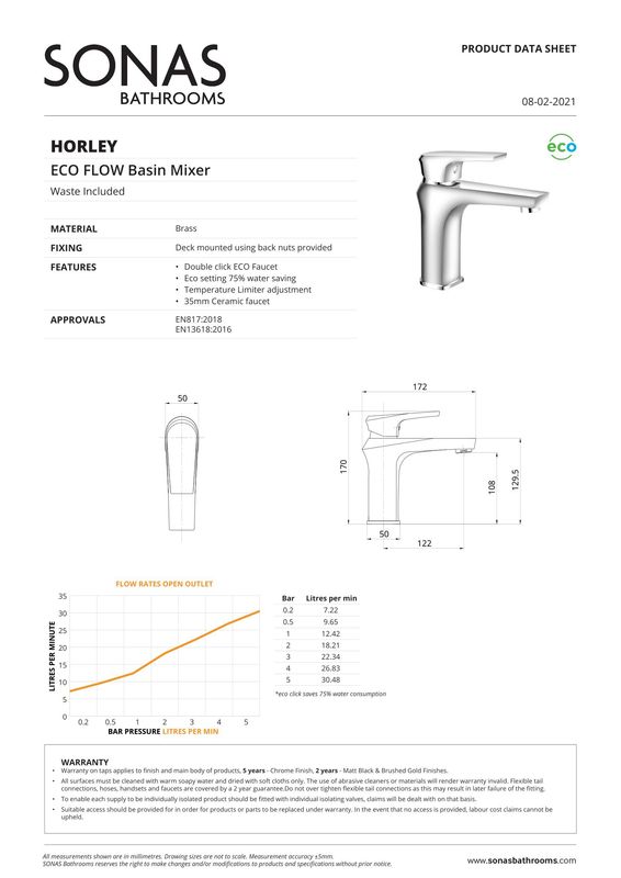SONAS Horley Basin Mixer Chrome