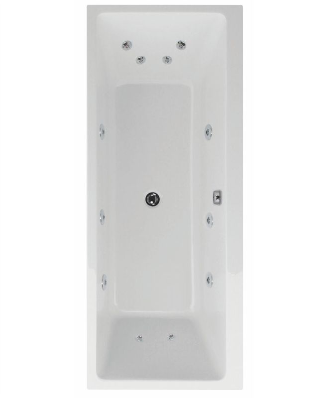 SONAS Oscar Double Ended 12 Jet Whirlpool Bath