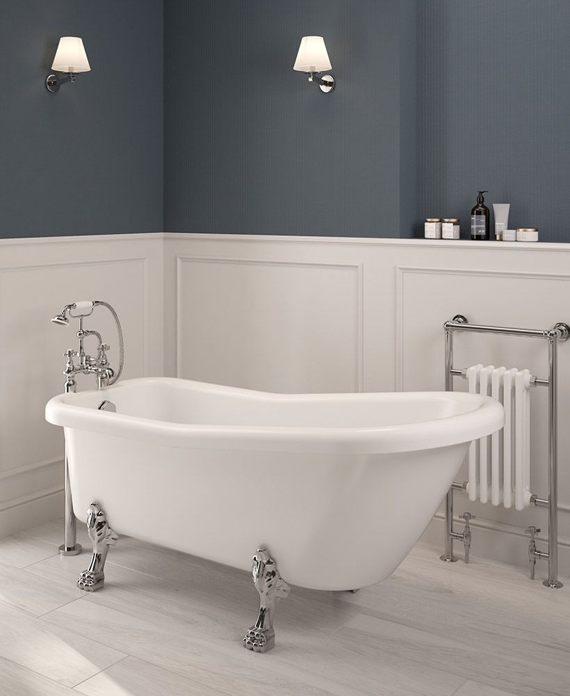 SONAS Viceroy Freestanding Bath, Size: L1530xW670xD760