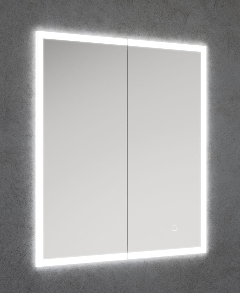 Sansa Recessed Illuminated Cabinet Double Door