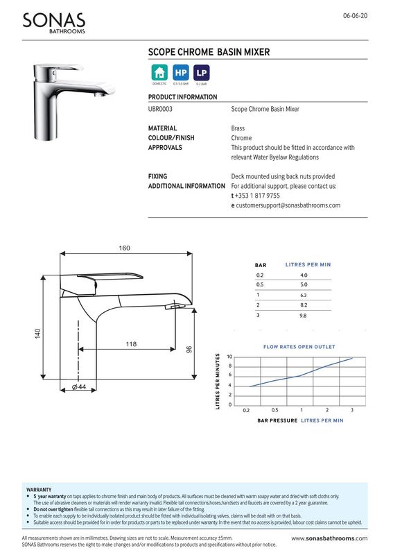 SCOPE Basin Mixer