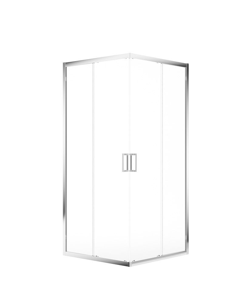 STRATA Corner Entry Shower Door Chrome
