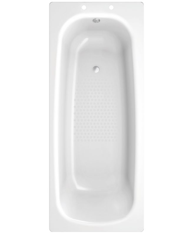 STRATA Single Ended Steel Bath With Anti-Slip