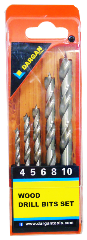 Wood Drill Bit Set 5pce