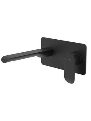 SCOPE Wall Mounted Basin Mixer Matt Black