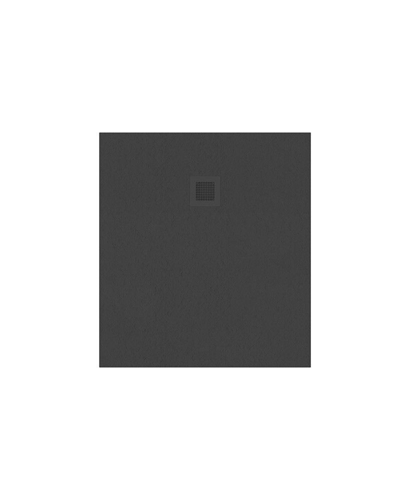 SLATE Rectangle 900mm Shower Tray Anthracite &amp; Waste