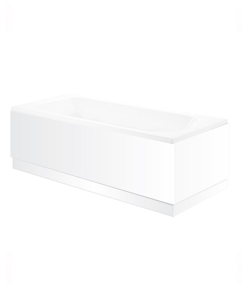 SONAS Belmont White Wooden Bath End Panels, End Panel: End Panel 700