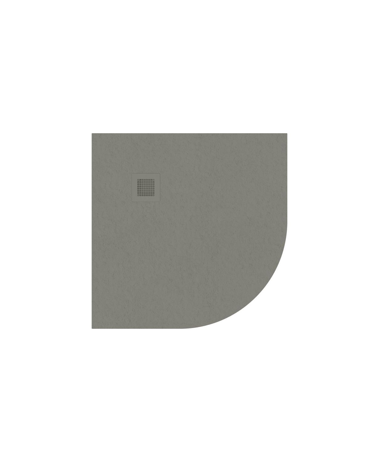 SLATE Quadrant Shower Tray Taupe &amp; Waste
