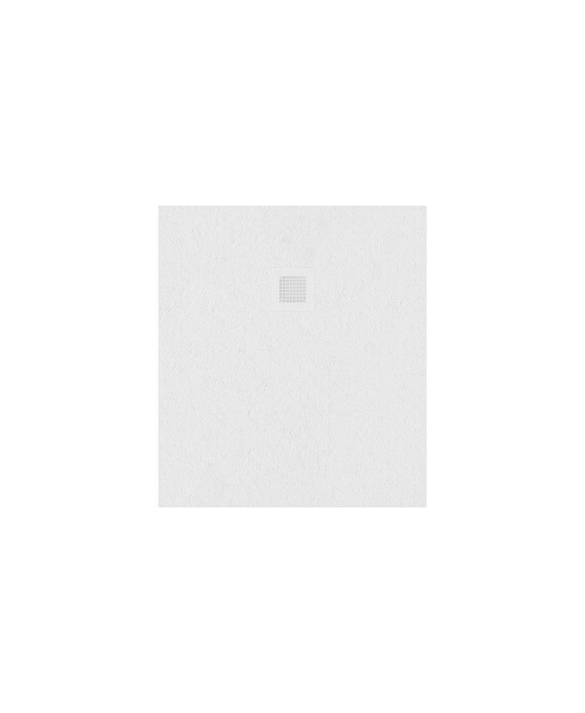 SLATE Rectangle 800mm Shower Tray White &amp; Waste