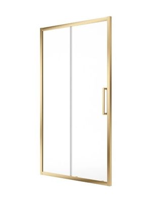 SONAS Aspect Brushed Gold Sliding Shower Door