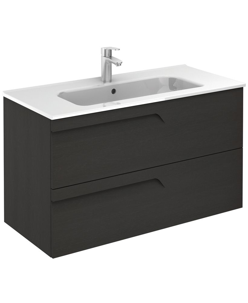 SONAS Brava Nature Grey 100cm Wall Hung Vanity Unit