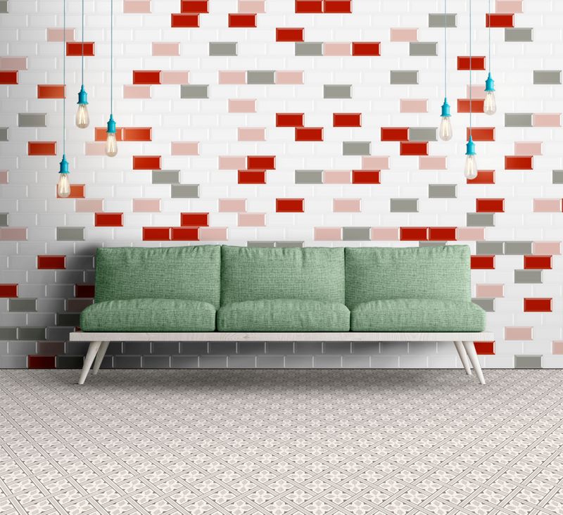 Metro Rosa 10x20