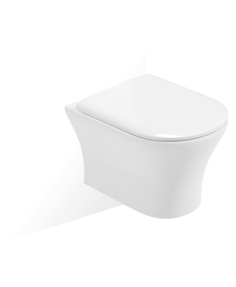 PENA Rimless Wall Hung WC &amp; Sequence Soft Close Seat