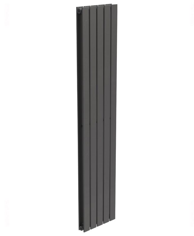 PIATTO Designer Radiator Vertical Double Panel Anthracite