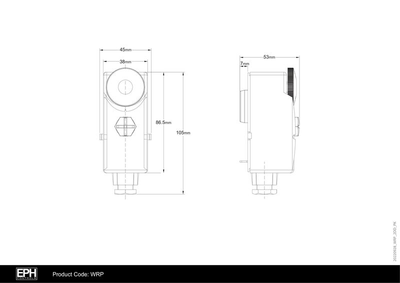 EPH Controls Pipe / Cylinder Thermostat