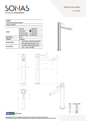 HAKK Freestanding Basin Mixer