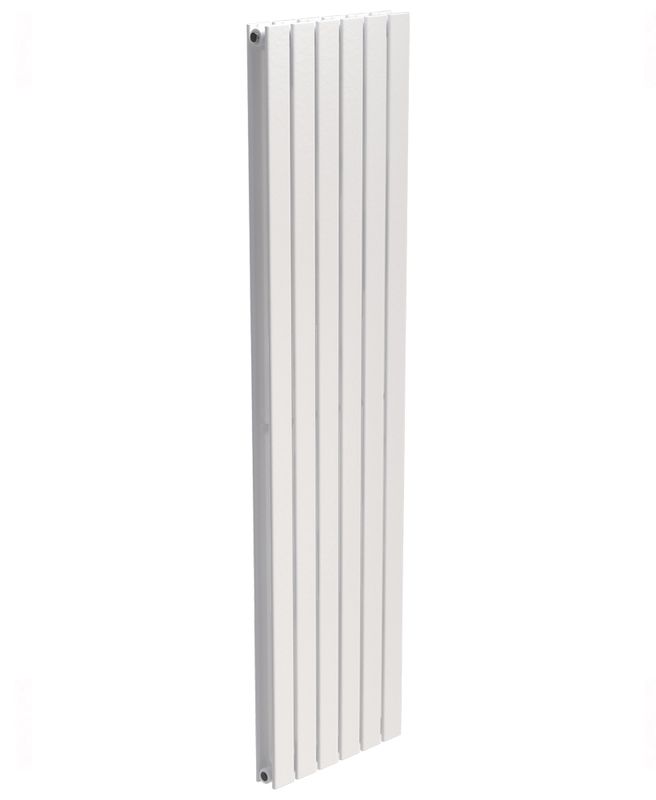 PIATTO Designer Radiator Vertical Double Panel White