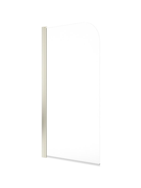 LUNAR SB1 6mm Radius Bath Screen Brushed Nickel