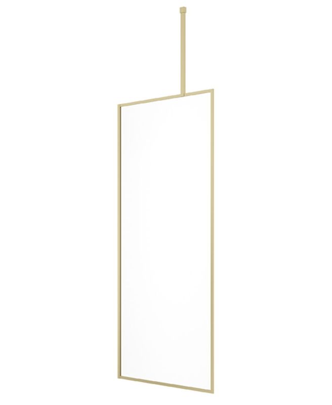 MIRAGE 1200mm Brushed Gold Frame with Clear Glass