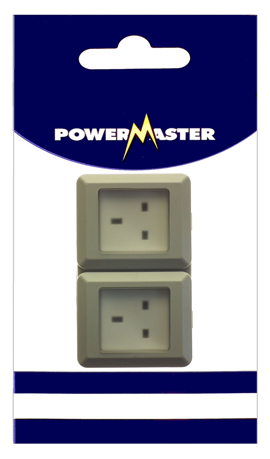 POWERMASTER 2 GANG OUTDOOR DAMP PROOF SOCKET IP55