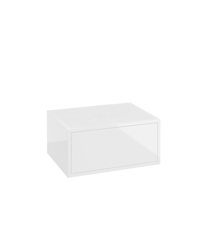 PULSE 60cm Floating Single Push Drawer Unit Gloss White