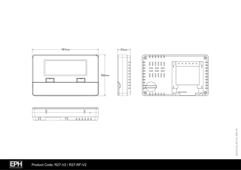 EPH Controls R27 � 2 Zone Programmer V2