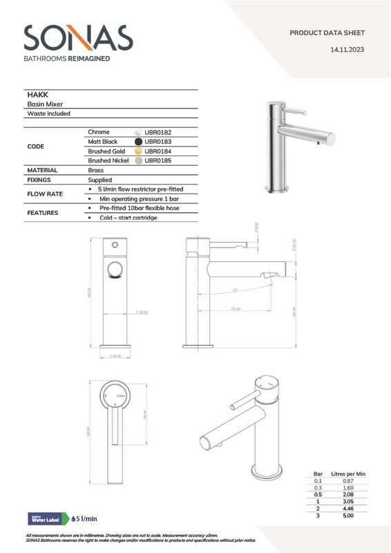 HAKK Basin Mixer