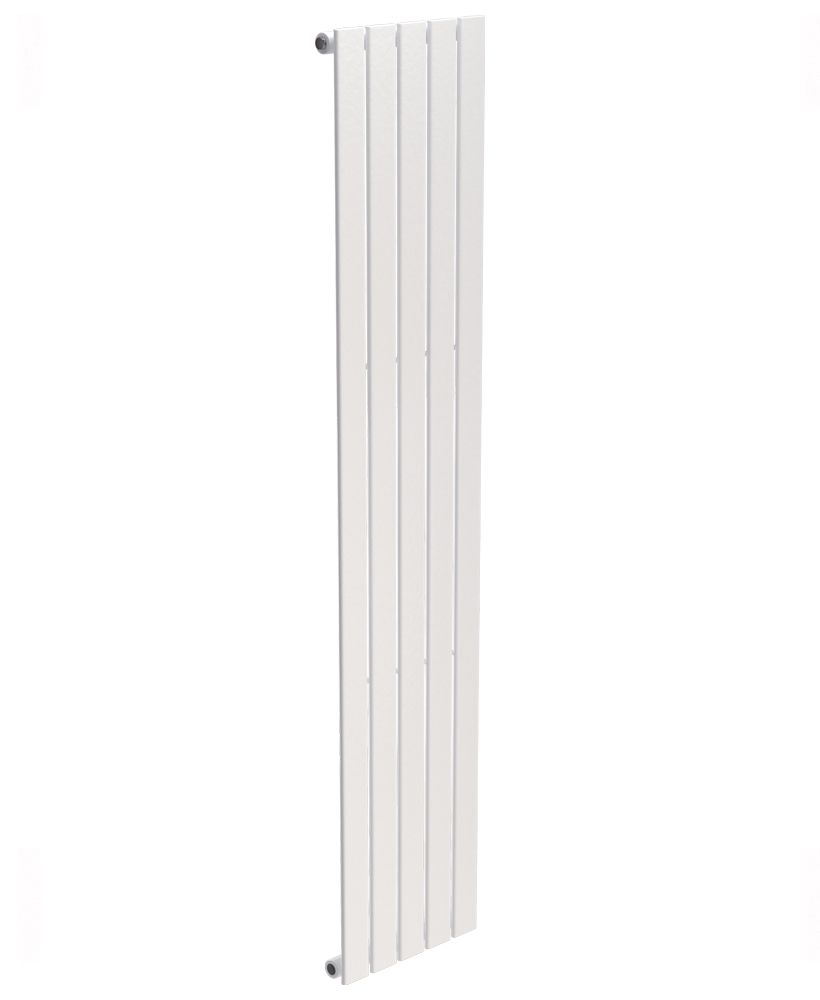 PIATTO Designer Radiator Vertical Single Panel White