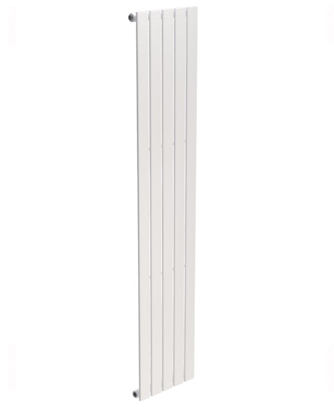 PIATTO Designer Radiator Vertical Single Panel White
