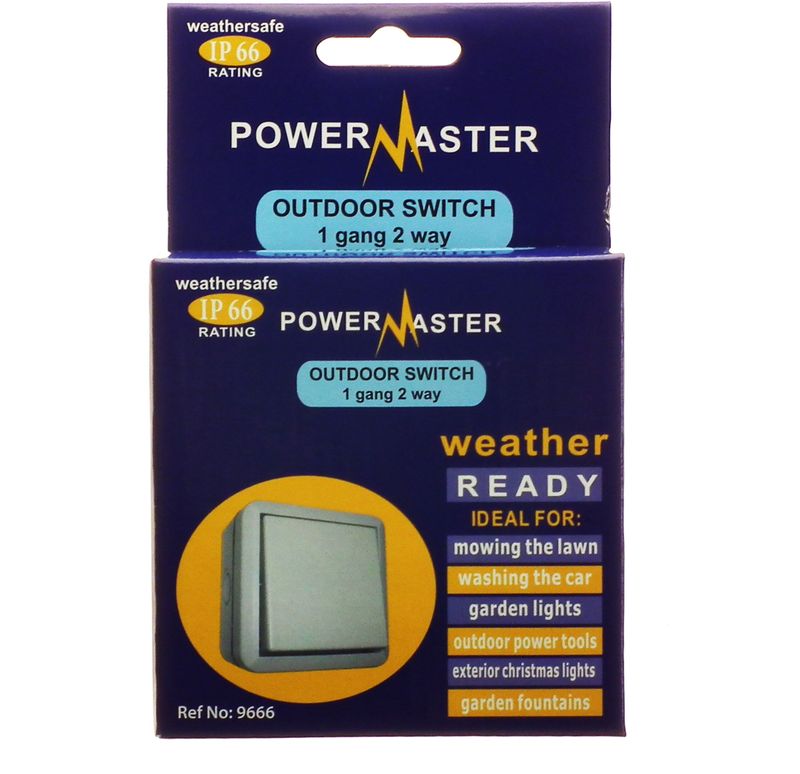 POWERMASTER 1 GANG 2 WAY OUTDOOR SWITCH IP66