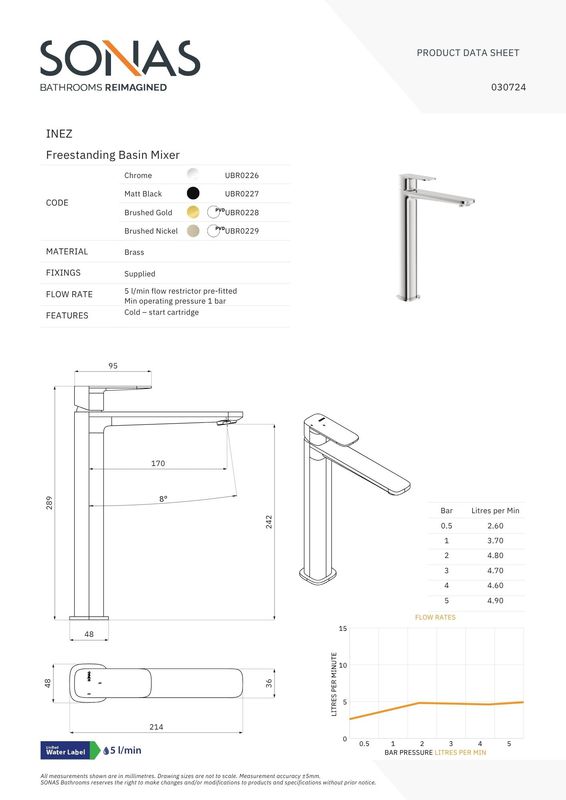 INEZ Freestanding Basin Mixer