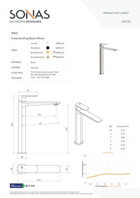 INEZ Freestanding Basin Mixer