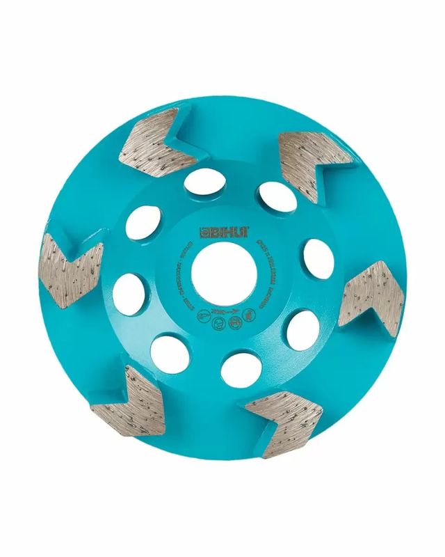 Buihi Pro Grind Diamond Cup Wheel 6 Blocks 125mm