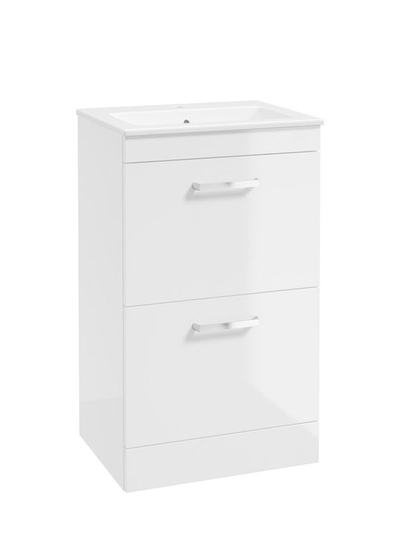 CORTA Floorstanding 50cm Two Drawer Unit