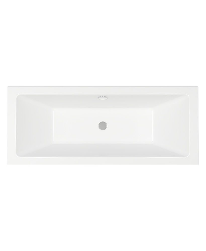CUBO Double Ended Bath White
