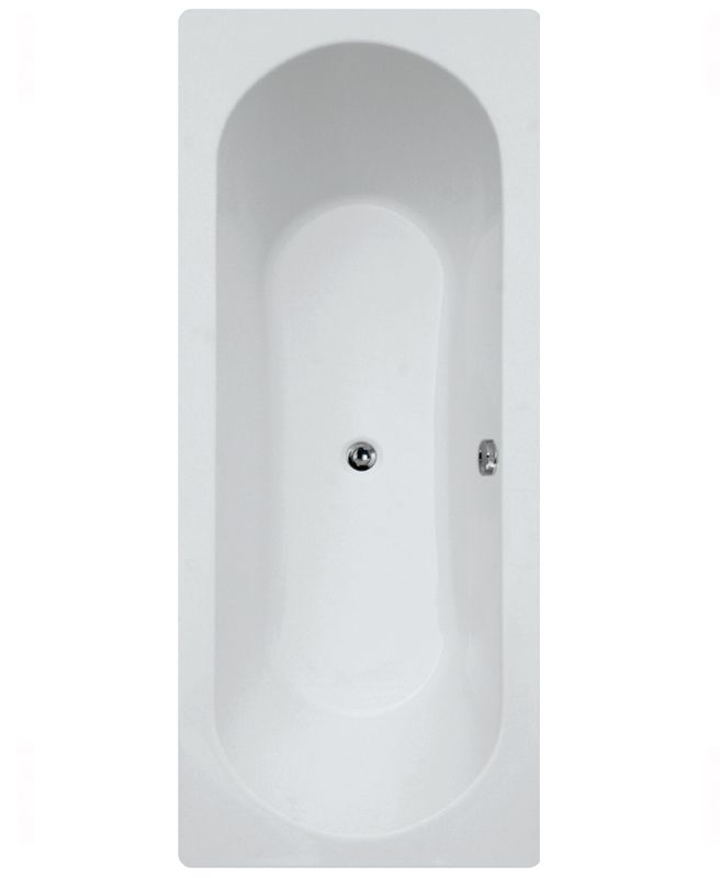 CLOVER Double Ended Bath White