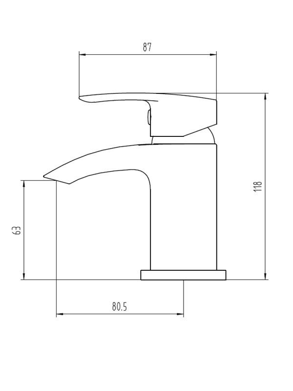 CORBY Cloakroom Basin Mixer