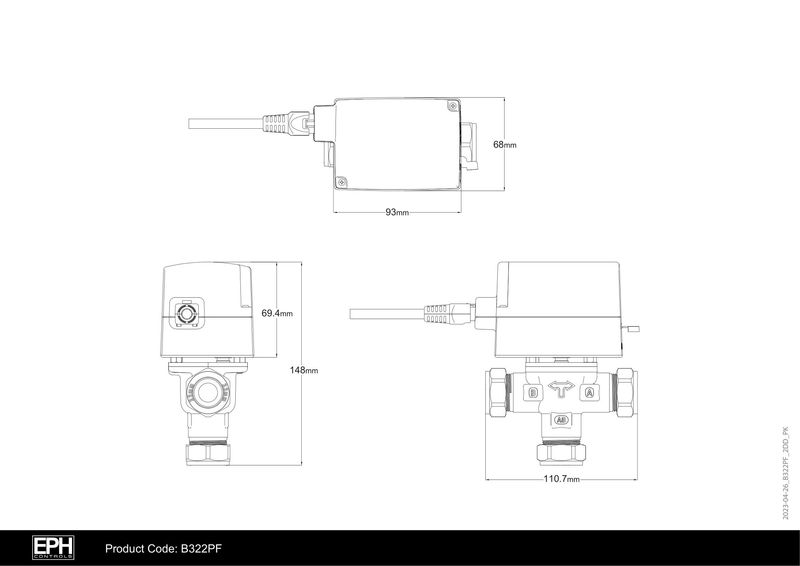EPH Controls 3 Port Valve � Compression