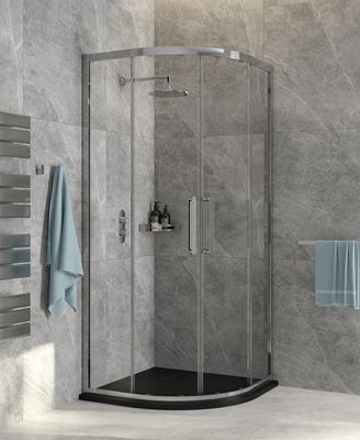 ASPECT Chrome Two Door Quadrant Shower Door